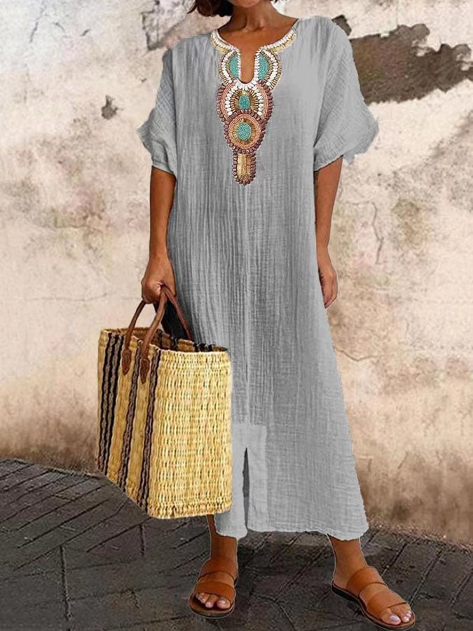 Luvik | Ilmainen Kaftan Mekko naisille Isla
