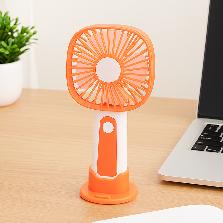Mini Håndholdt Vifte – 3-Hastigheter USB Oppladbar | Luvikno