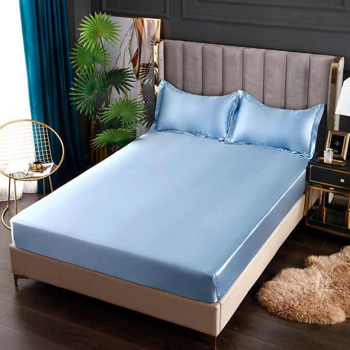 Silke Sateng Elastisk Fitted Ark med GRATIS* Silke Sateng Putetrekk Luvikno