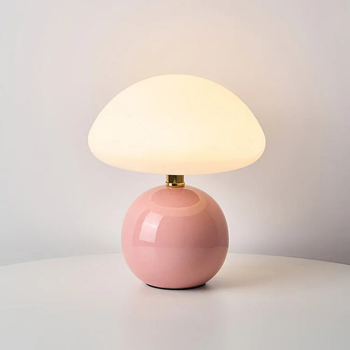 Fransk Krem Sopp Lampe | Luvikno