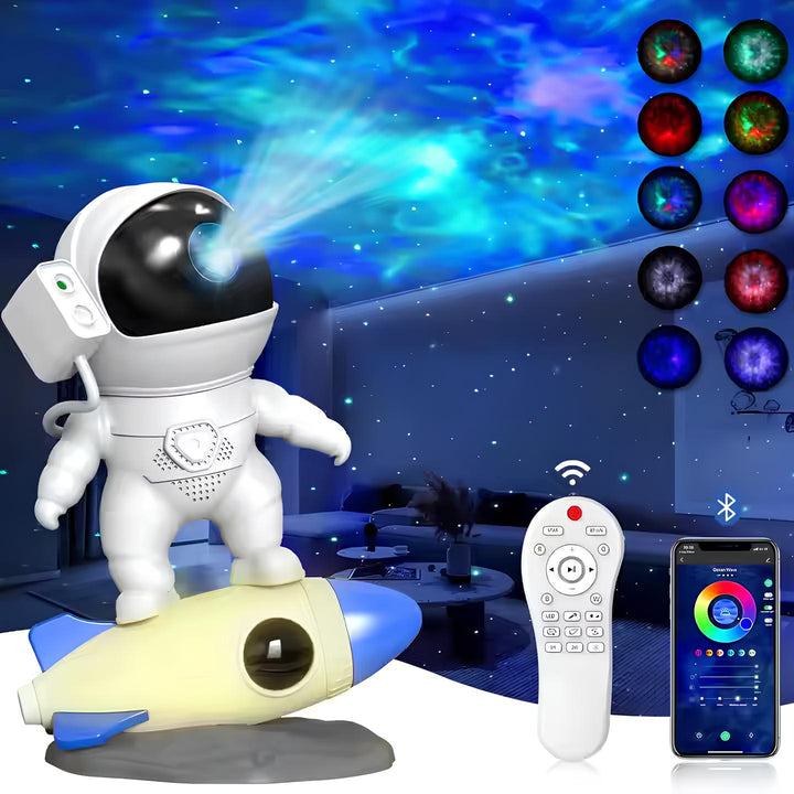 Astronaut Prosjektor Lampe - AstroGlow | Luvikno