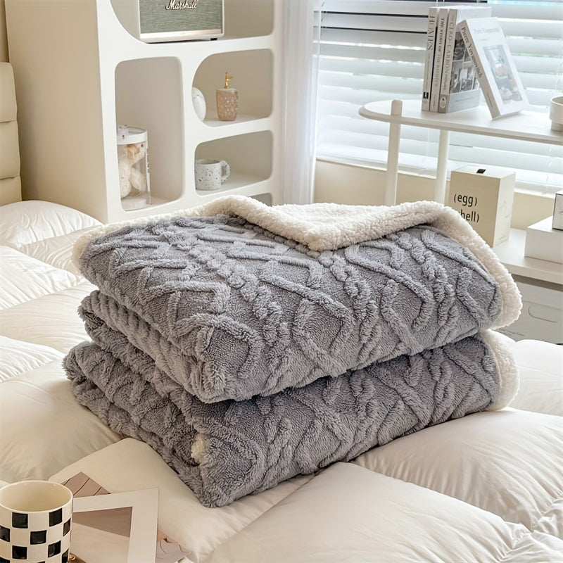 Luvikno | Vintage Luxe Reversibel Fleece Teppedekke - Essensielt for Vinter