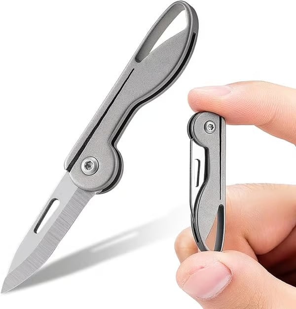 Mini Titanlegert Folding Lommekniv Luvikno