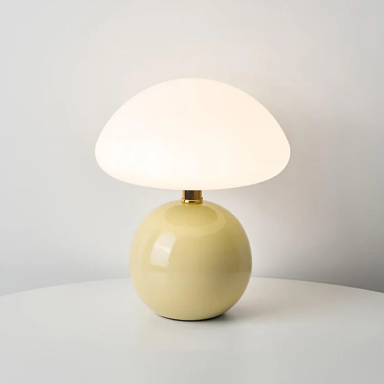 Fransk Krem Sopp Lampe | Luvikno
