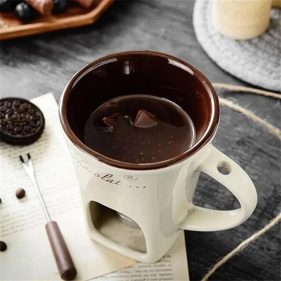 ChocoFondue - Elegant bolle for smeltbar sjokolade og ost Luvikno