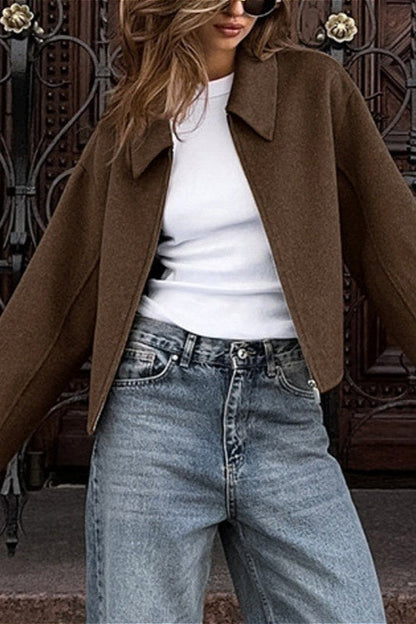 Luvik | Retro Cropped Takki