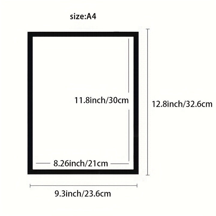 Magnetisk ramme – Elegant magnetisk fotoramme i A4 Luvikno