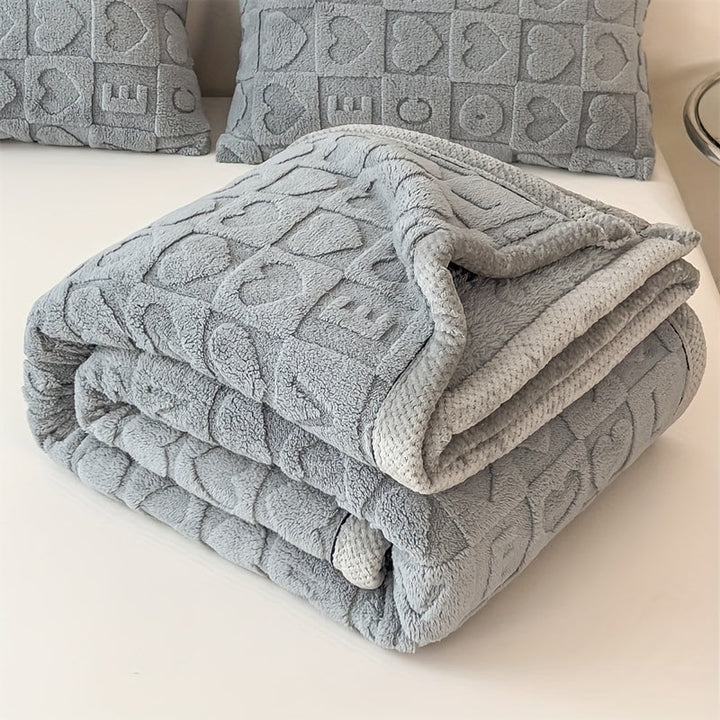 Luvikno | Stilfullt korallfleece-teppe for maksimal komfort