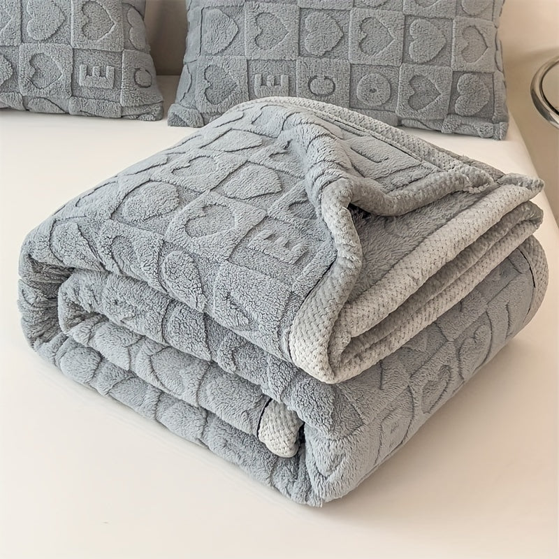 CozyCoral – Luksus Fleece-teppe for Alle Årstider Luvikno