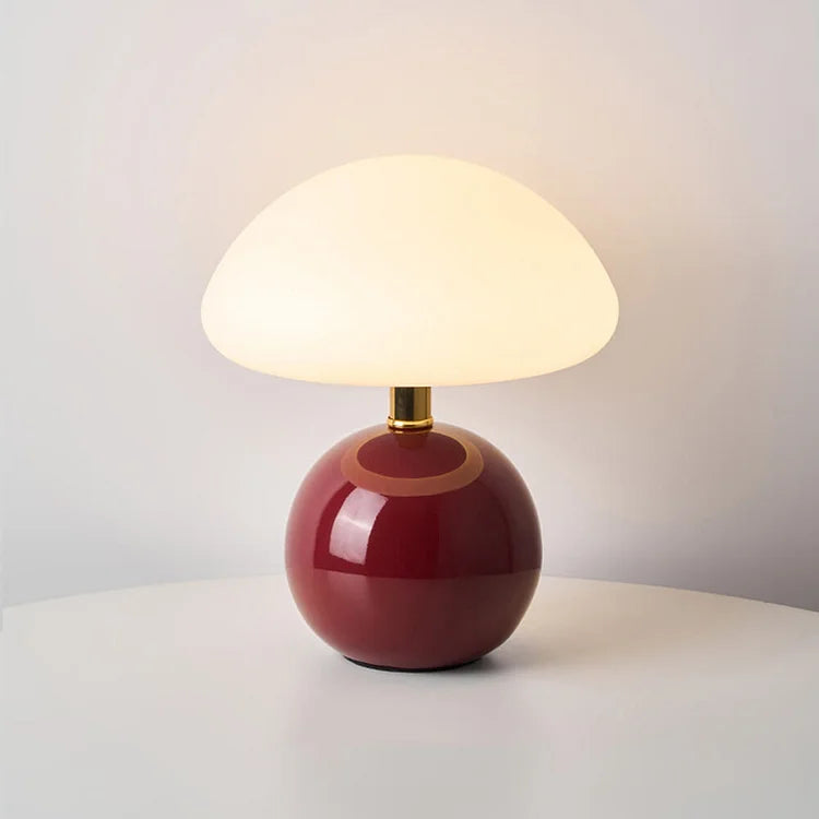Fransk Krem Sopp Lampe | Luvikno