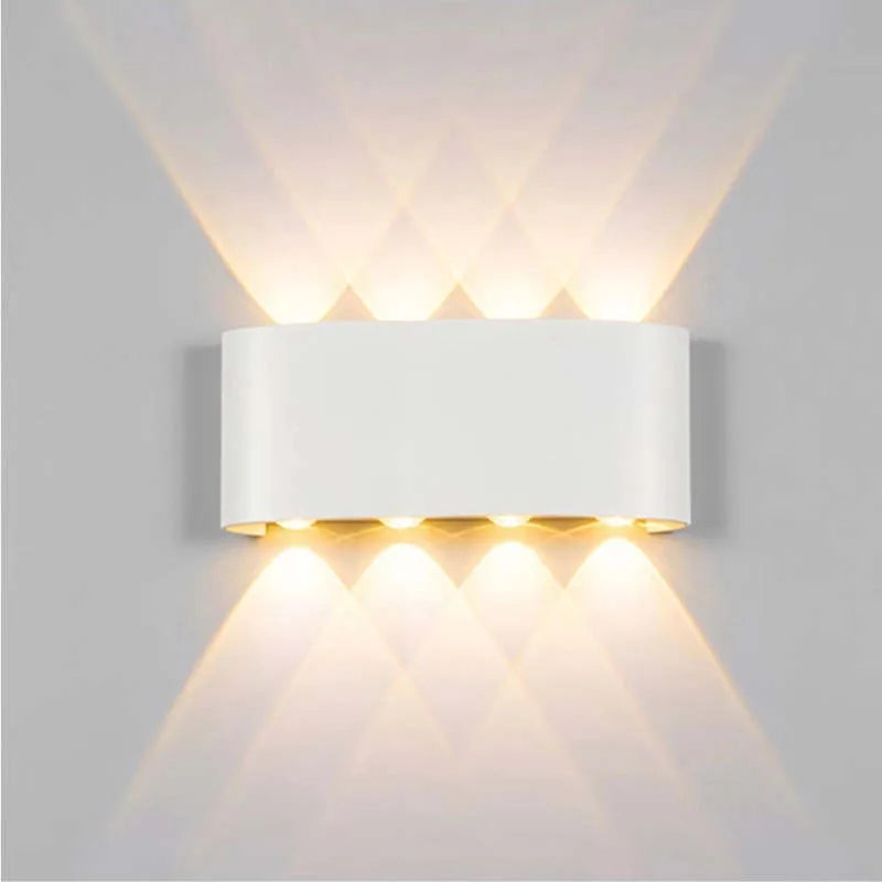 Luvikno | Vegglampe Moderne Hvit LED Vanntett Lampe