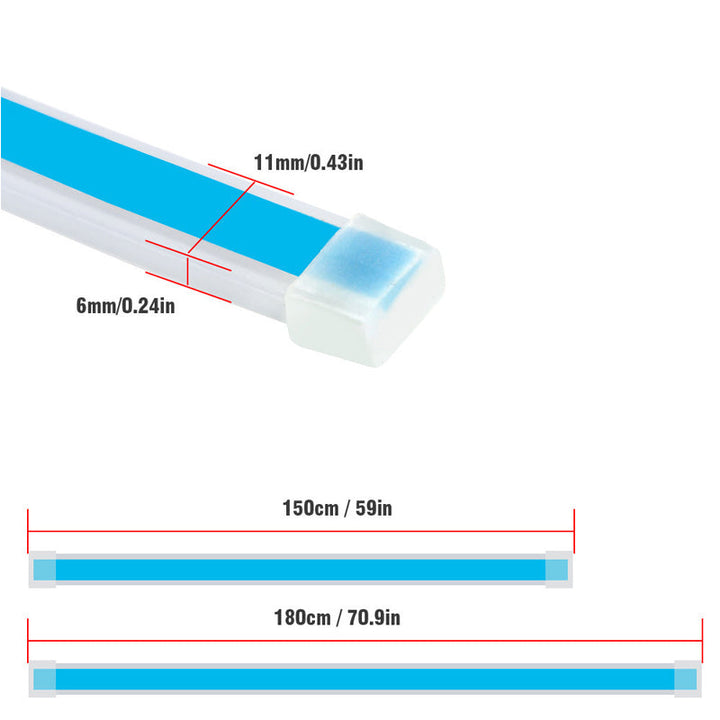 Dynamisk bilskjerm LED-stripe Luvikno