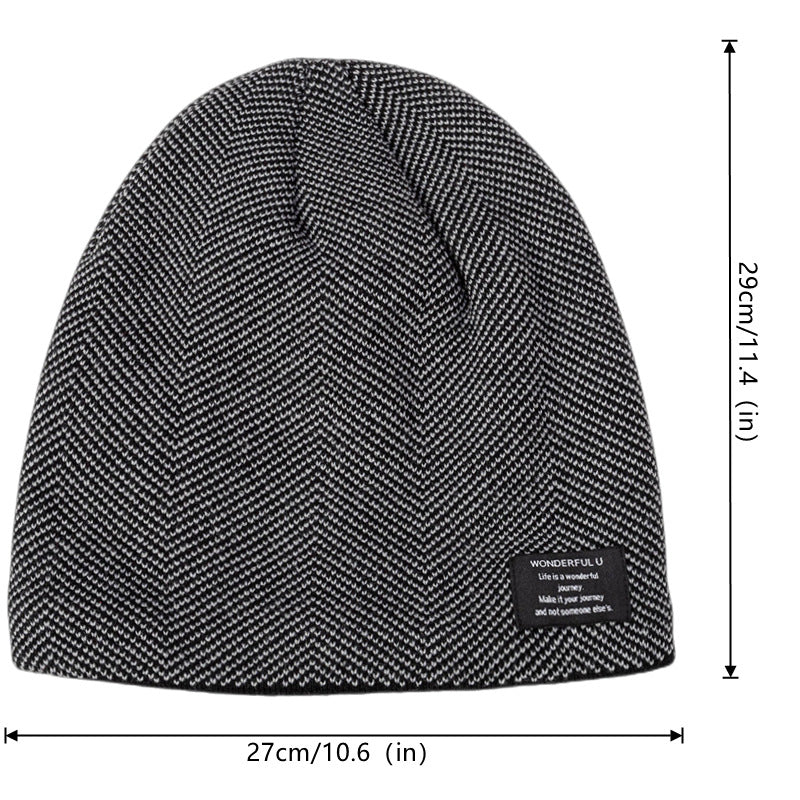 Luvikno | Vinter Utendørs Fleece Strikket Lue