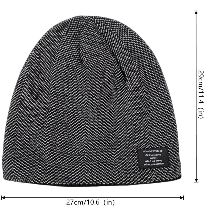 Luvikno | Vinter Utendørs Fleece Strikket Lue