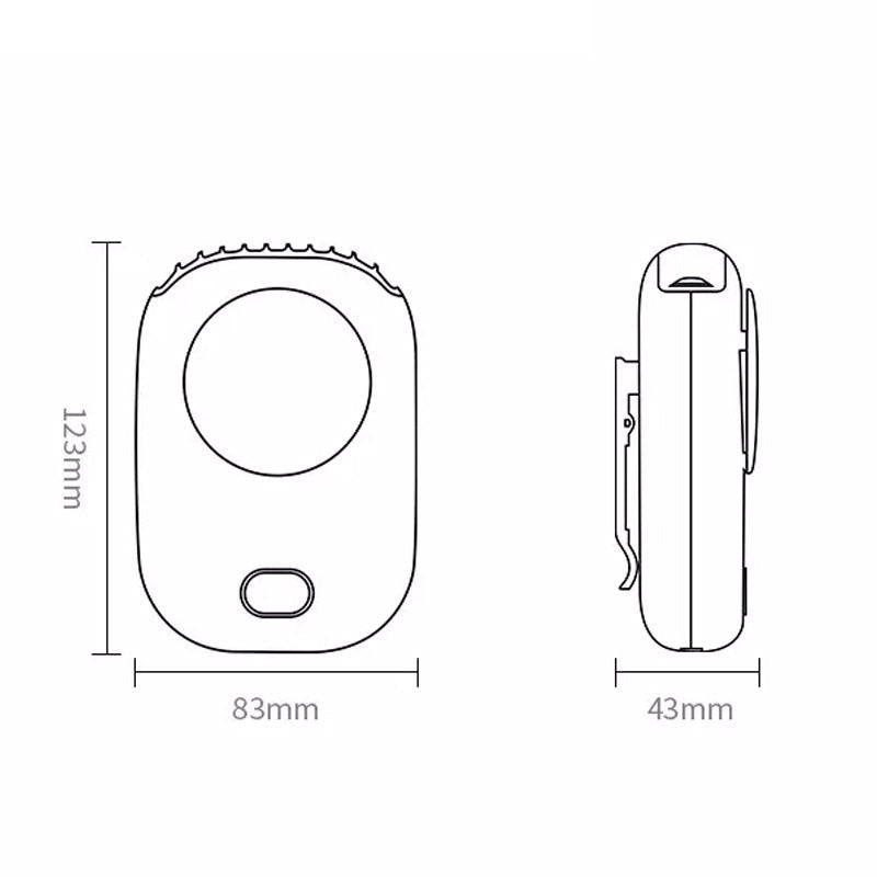 Bærbar USB-vifte | Luvikno