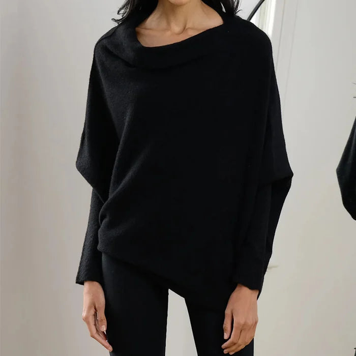 Luvik | Asymmetrisk draperingstrikk