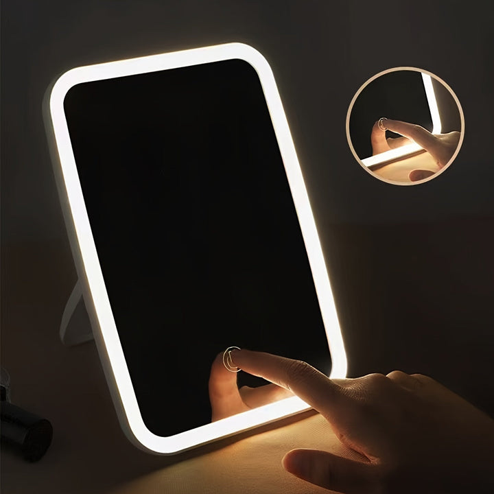 BloomMirror - Elegant LED Sminkespeil USB Lader Luvikno
