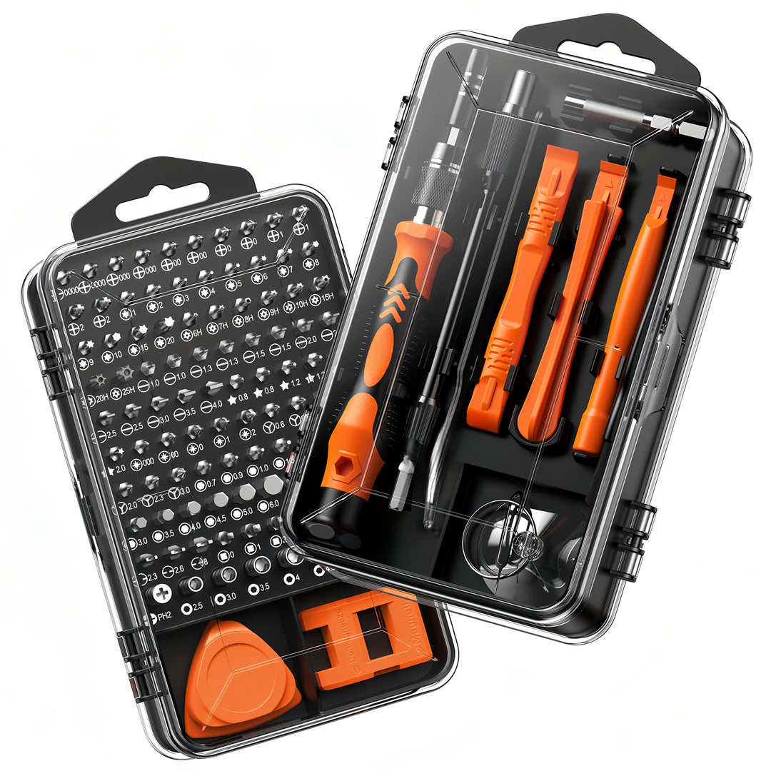 Precision Skrutrekker Sett 117-deler med Bits | Luvikno