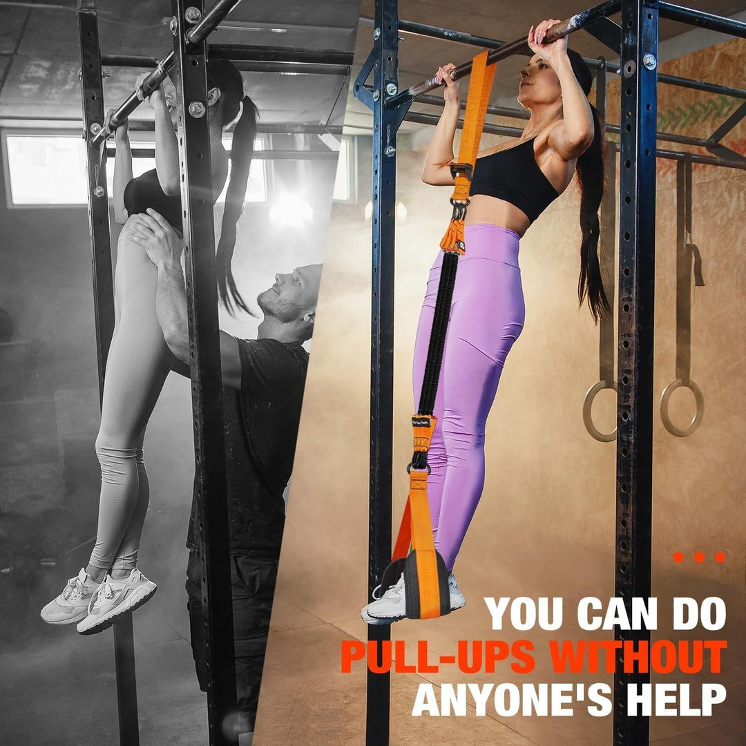 Pull-up assistanseband med dobbelt fot system | Luvikno