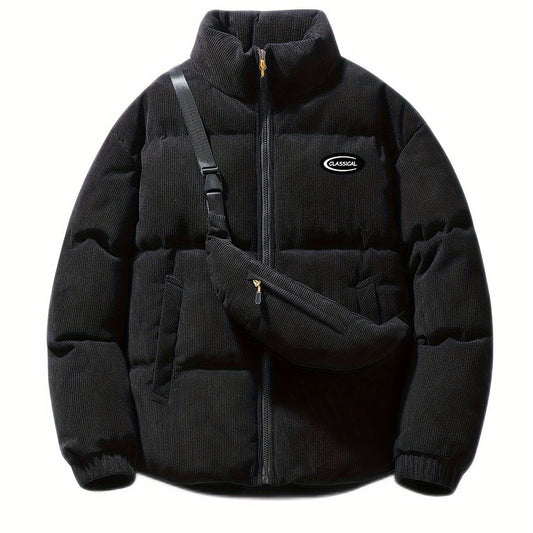 Luvik | Samettinen talvihuppari vyöllä käytettäväksi