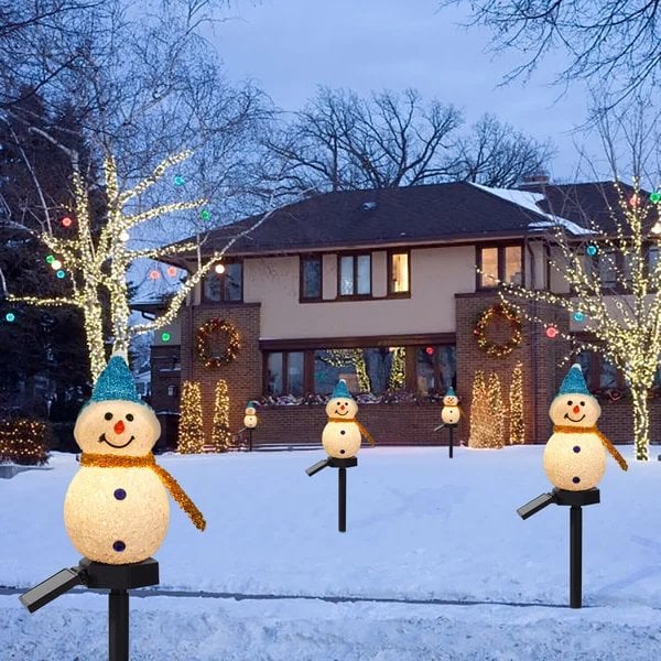 LumiFrost – Den solenergidrevne snømannen som lyser opp vinterkveldene dine Luvikno