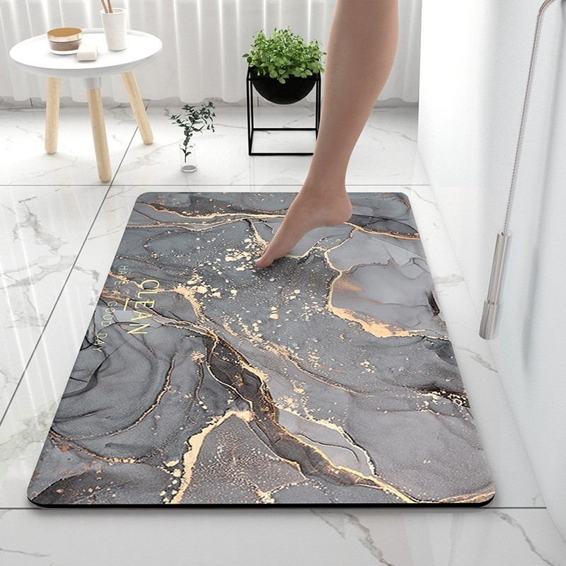 Elegant Marmor Design Baderom Matte | Luvikno