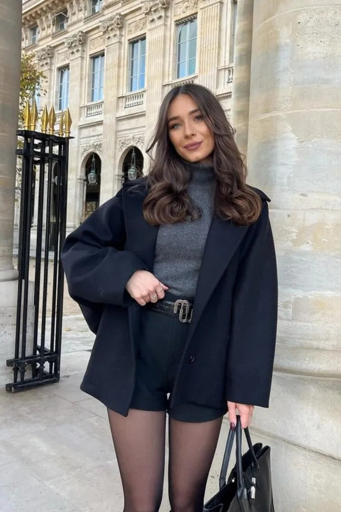 Luvik | Fit Lyhyt Villa Sekoite Takki