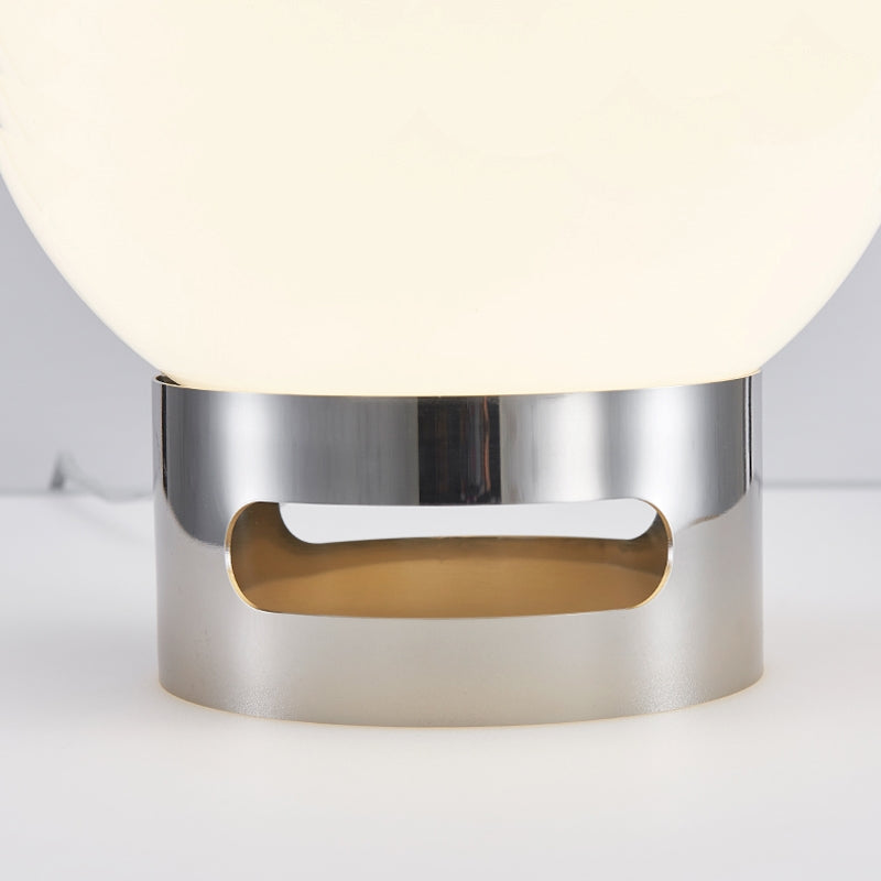 Luvikno | OpalElegance Lampe - Minimalistisk Bordlampe i Bauhaus Stil
