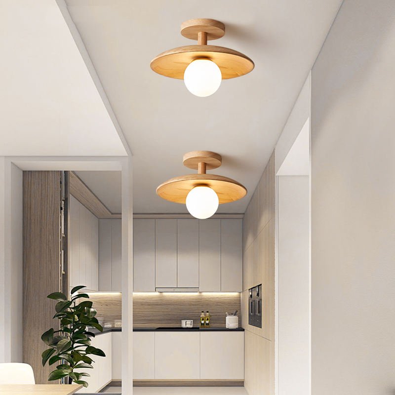 Stilig japansk taklampe - ZenGlow | Luvikno