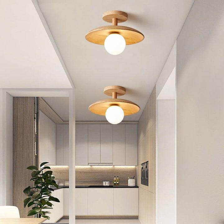 Stilig japansk taklampe - ZenGlow | Luvikno