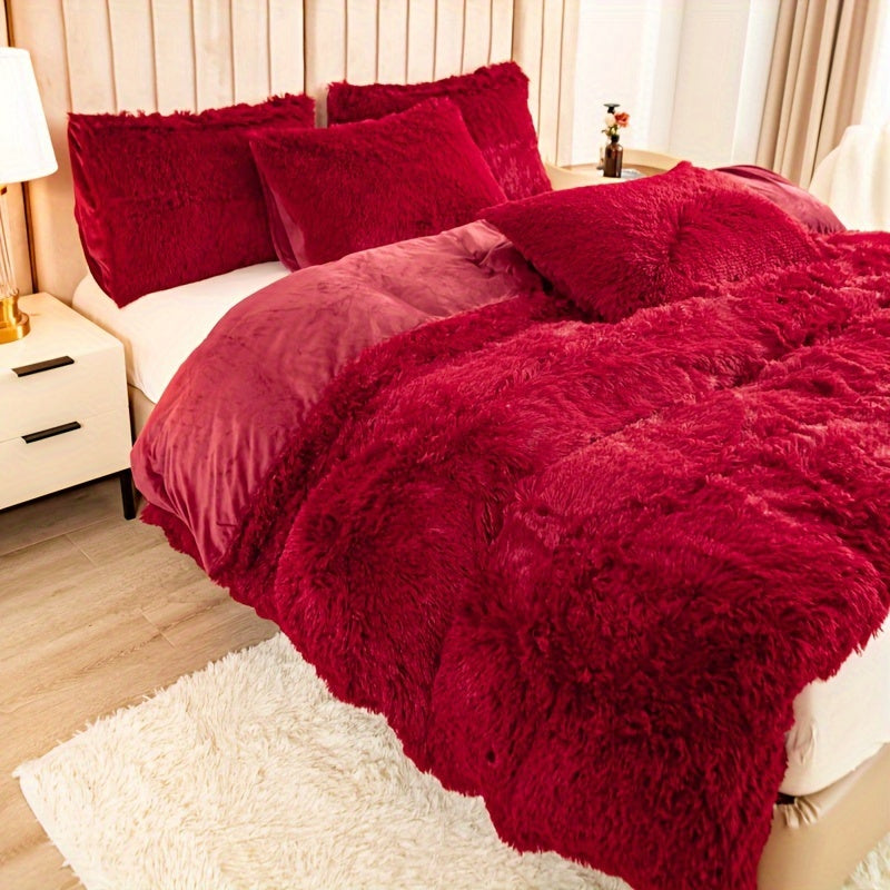 Luvikno | Ultra Soft Plush Duvet Cover Set with Zipper - Luksus & Komfort