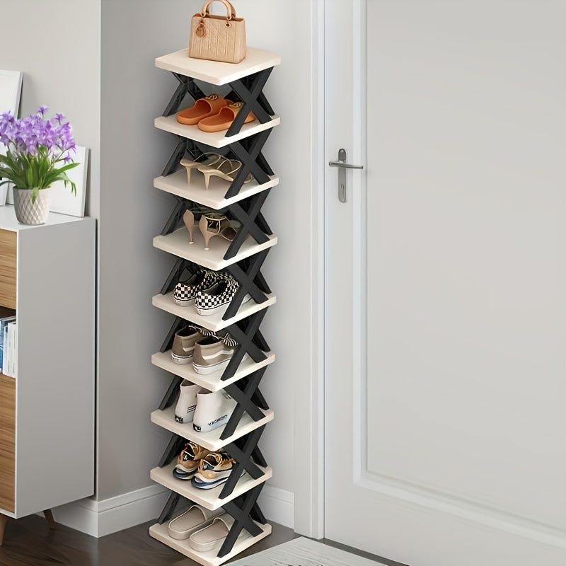 Narrow Shoe Rack Tower | Luvikno