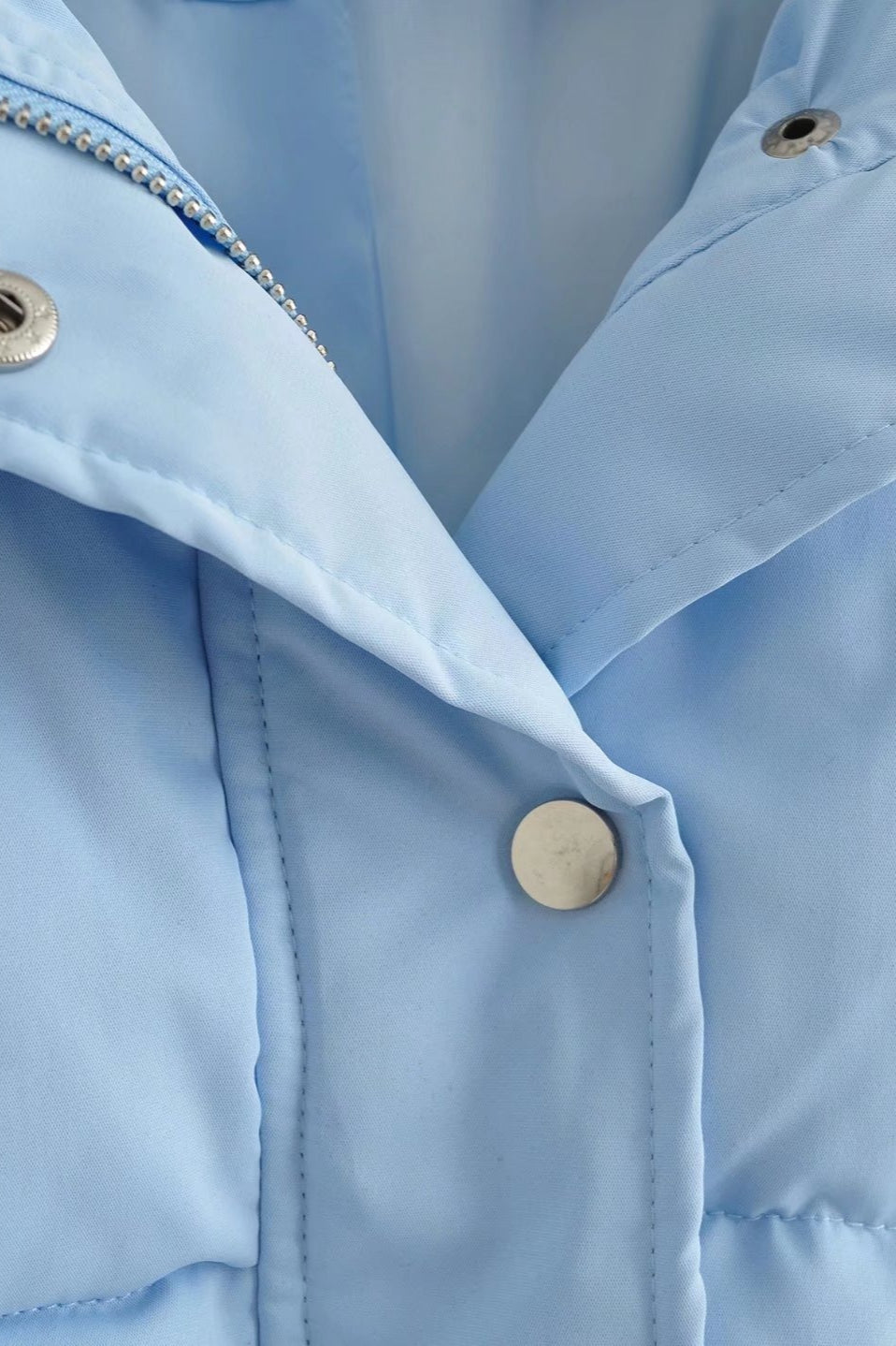 Luvik | Väri Shala-kaulus Lyhyempi Puffer-takki