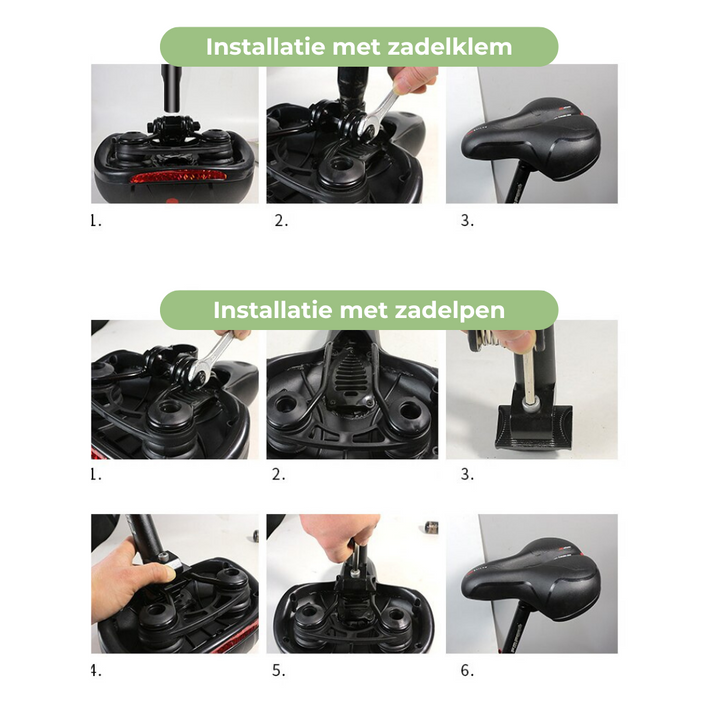 Ergonomisk sykkelsete – Behagelig, justerbar og vanntett | Luvikno
