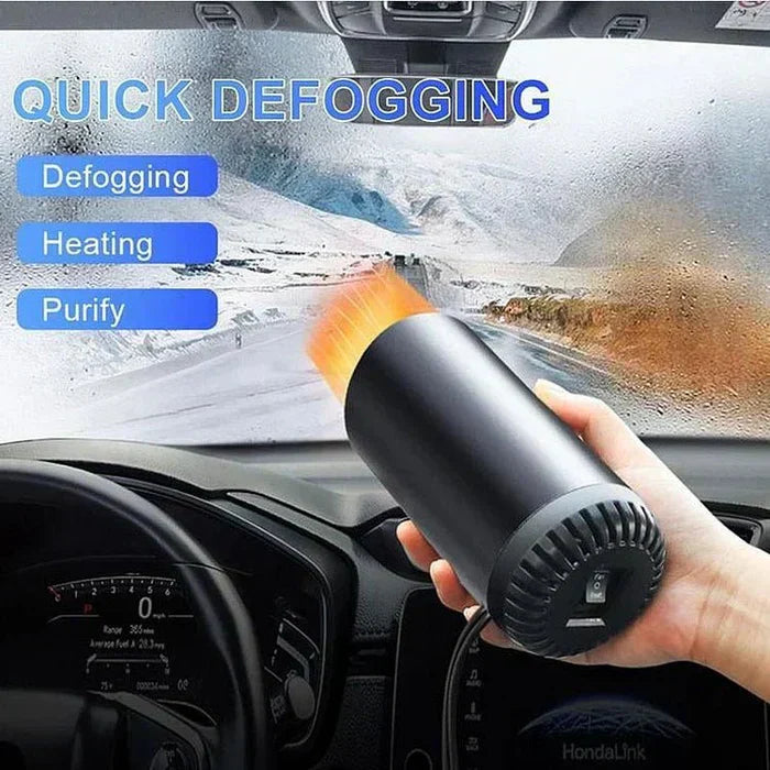 Luvikno | CupHeat 12V Bilvarmer og Avisner – Kompakt 360° Varmevifte