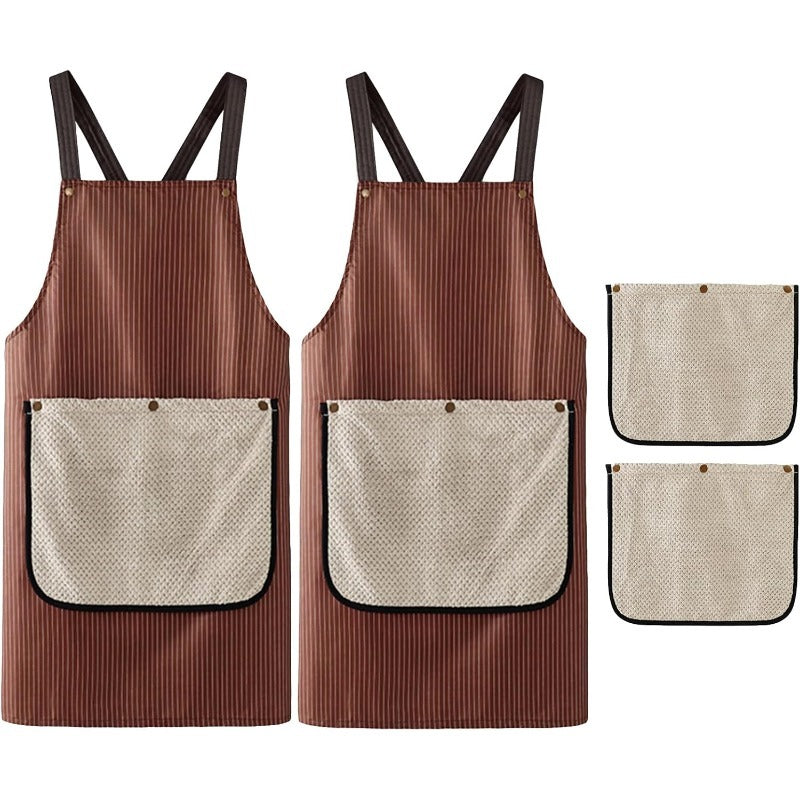 Cross Back Work Apron Luvikno