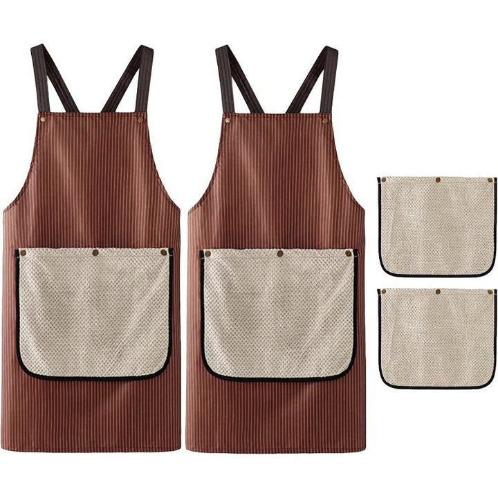 Cross Back Work Apron Luvikno