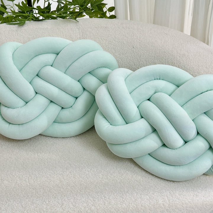CozyPlush Set med 2 Plush Dekorative Puter – Myk Eleganse for Ditt Hjem Luvikno
