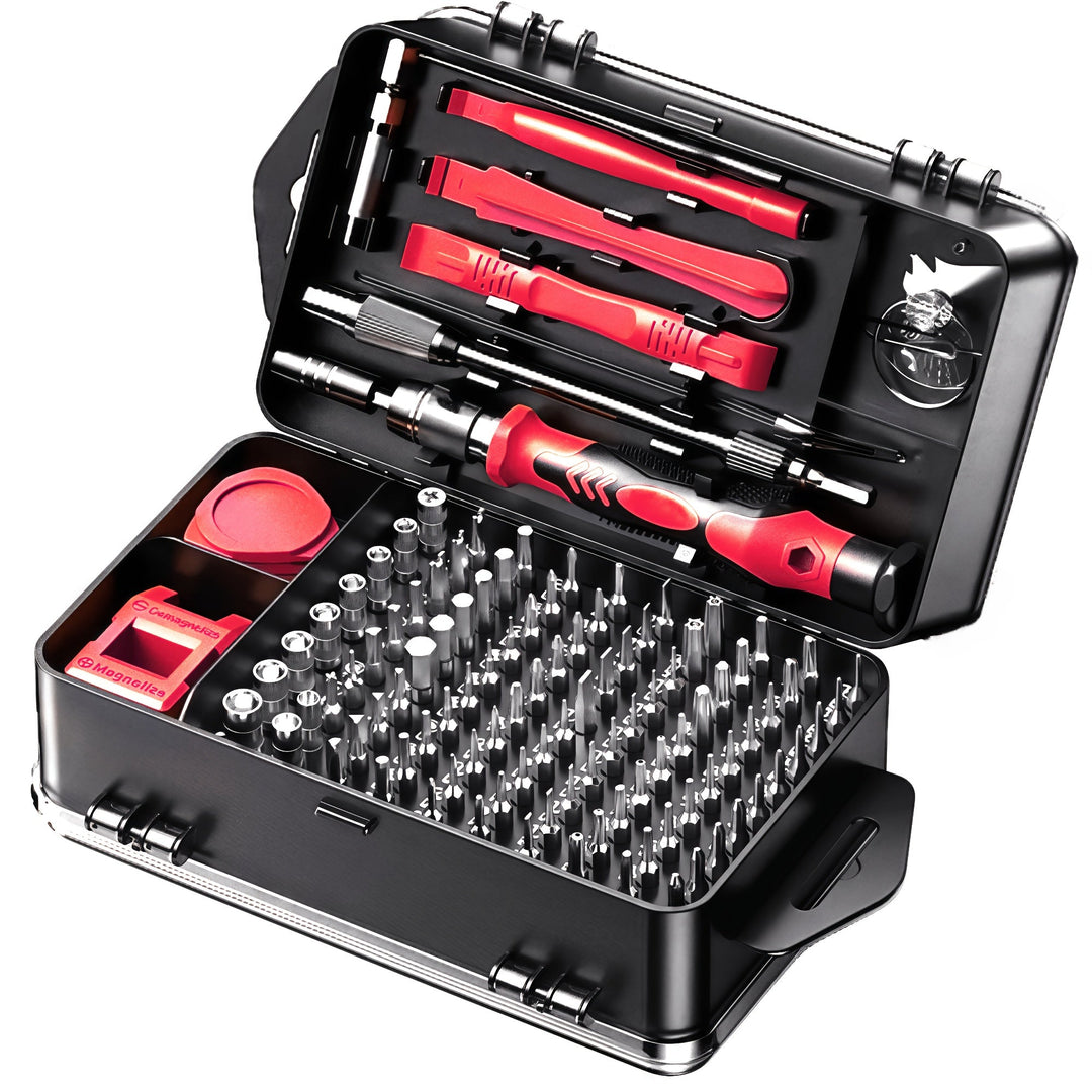Precision Skrutrekker Sett 117-deler med Bits | Luvikno
