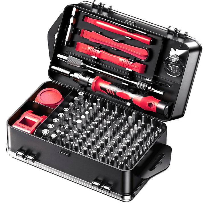 Precision Skrutrekker Sett 117-deler med Bits | Luvikno