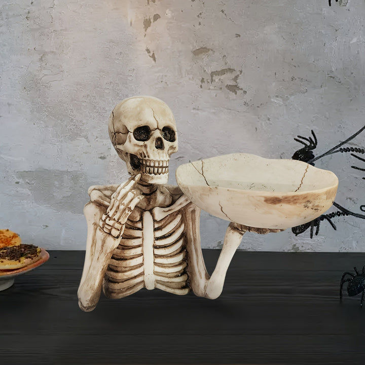 GhoulBowl Hodeskallebolle – Har Halloween godteribolle og gothisk dekorasjon | Luvikno