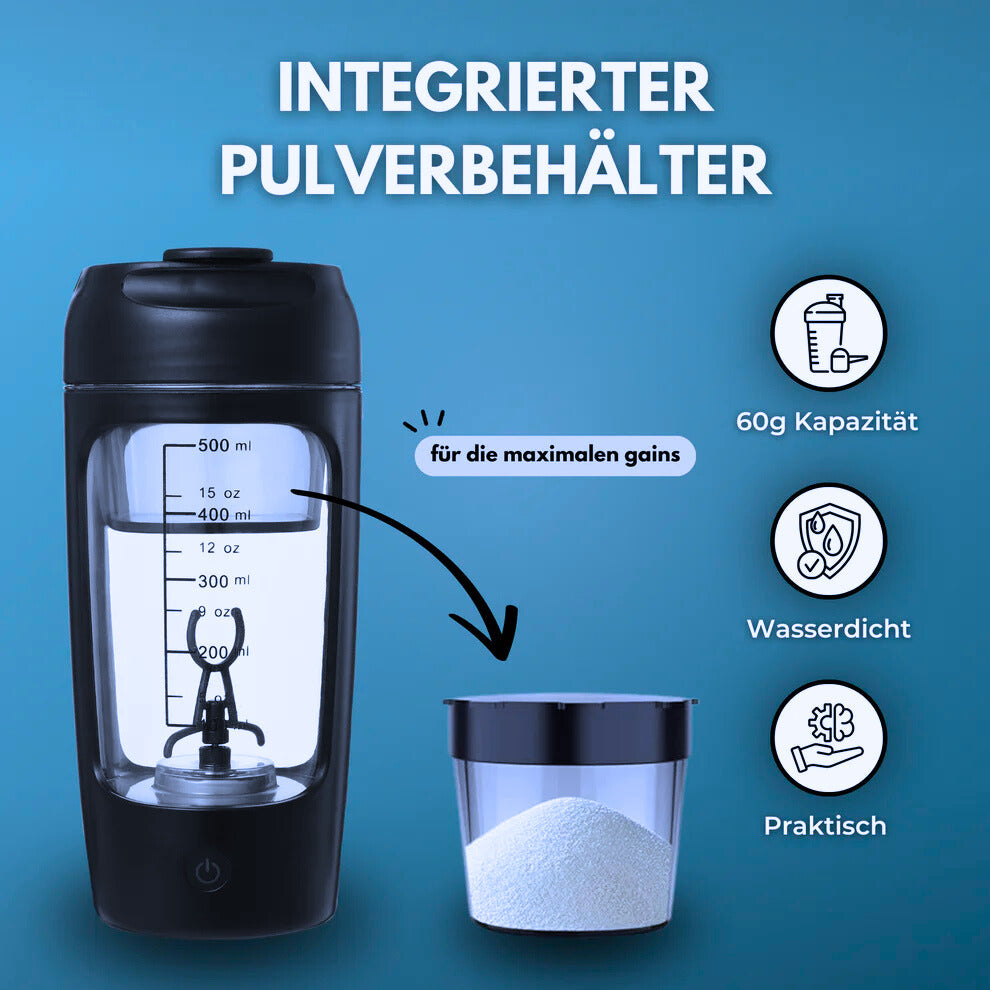 Luvikno | MixMaster Shaker Flaske | 100% klumpfri, lekkasjesikker & BPA-fri løsning