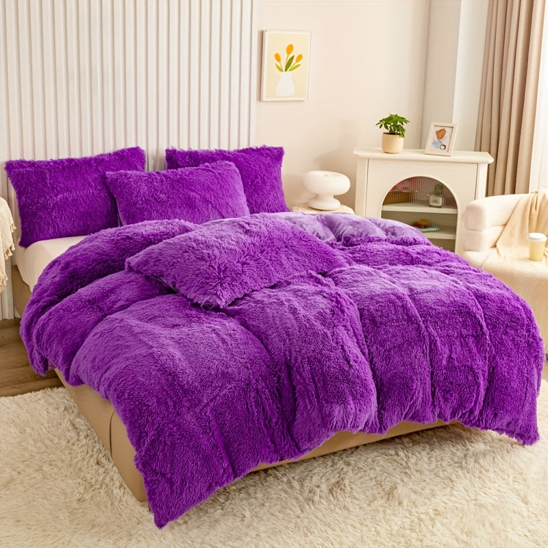 Luvikno | Ultra Soft Plush Duvet Cover Set with Zipper - Luksus & Komfort