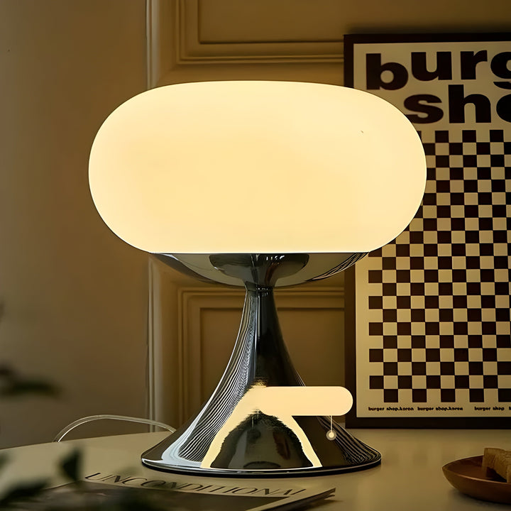 SereneCrystal Lampe - Elegant Retro Bordlampe | Luvikno