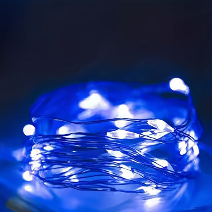 Fairy Lights Batteridrevet Kobbertråd Lyskjede Luvikno
