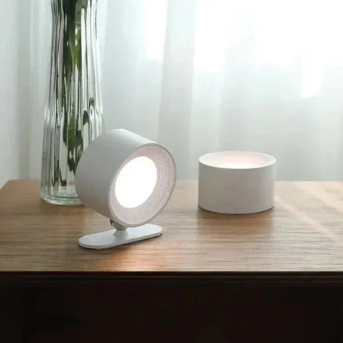Luvikno | Spotlight Trådlampe - 360° Rotasjon, Dimmbar, Oppladbar Vegglampe