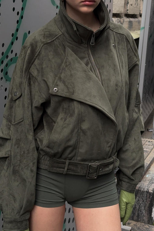 Luvik | Kauluspintanahka Ylipainoinen Takki