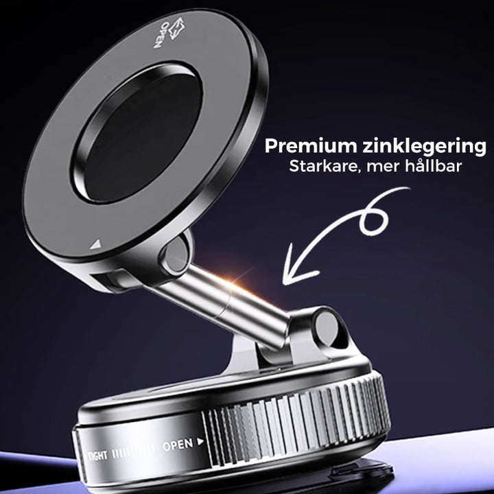 LumaTrust Magnetisk Bil Telefonholder med Vakuum Sugekraft | Luvikno