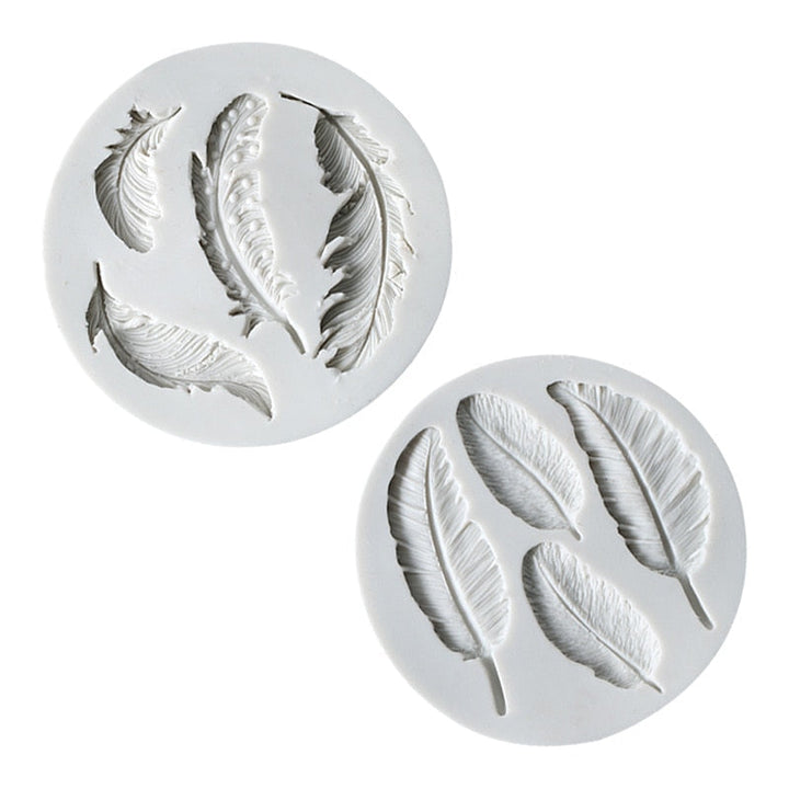 Feathers Fondant Mold | Luvikno