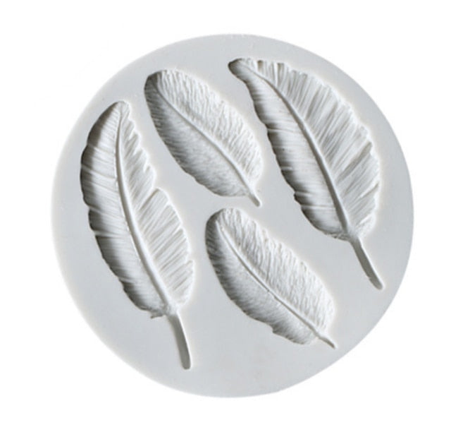 Feathers Fondant Mold | Luvikno